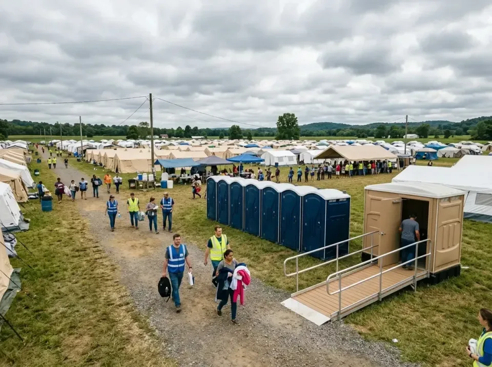 disaster-relief-camp-restrooms-010 — frequently asked questions, Dumpster & Portable Bathrooms Rental in Edgewood, MD